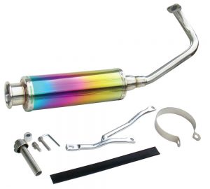 NCY PERFORMANCE EXHAUST (STAINLESS, MULTICOLOR); QMB139