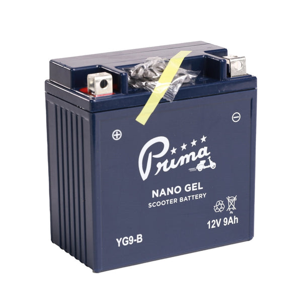 Prima Gel Battery (12V YG9-B); Genuine Stella 2T
