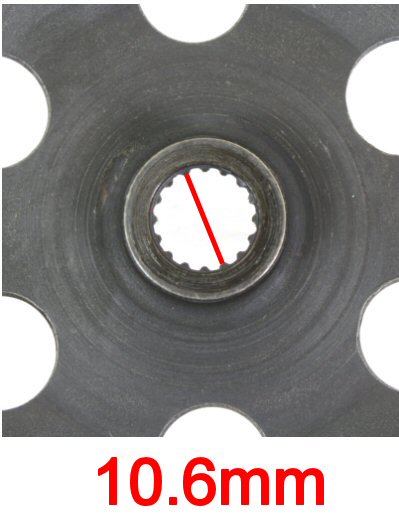 Universal Parts Minarelli Clutch Assembly - 107mm Clutch Bell