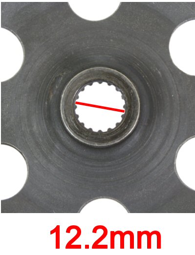 Universal Parts Minarelli Clutch Assembly - 107mm Clutch Bell