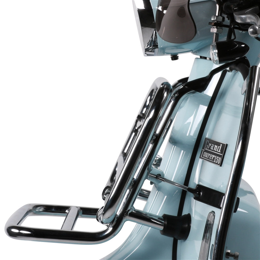 Prima Front Rack (Chrome); Royal Alloy GT150 Primo Scooter Company
