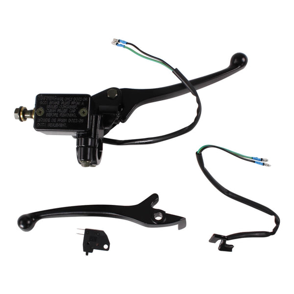 Front Brake Lever & Master Cylinder Assembly; CSC go., QMB139 Scooters