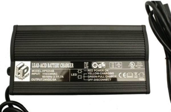 Primo 24 Volt 5.0 Amp XLR HP8204B Battery Charger