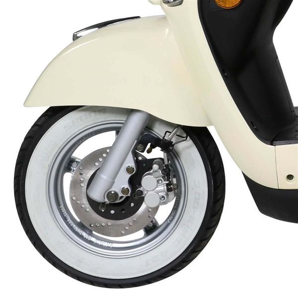 Prima Tire (Whitewall, 3.0 x 10); Genuine Bud 50, Buddy Kick