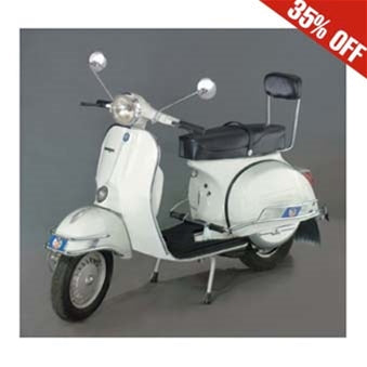 Backrest, Chrome - Most 60s-80s Vespas, Stella 2T