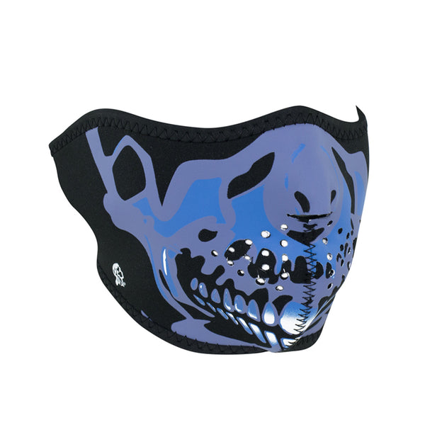 BLUE CHROME SKULL- WNFM024H