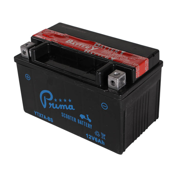 Battery (12V TX7A-BS); Genuine, Yamaha, Kymco