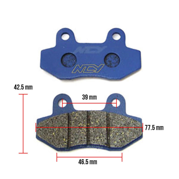 NCY Brake Pads (Rear); GY6