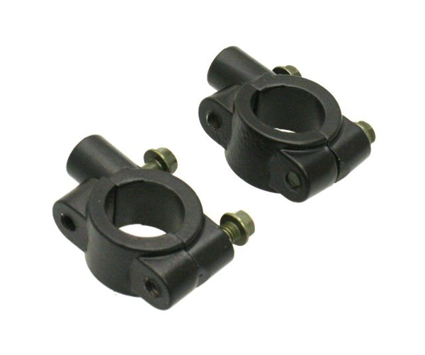 Universal Parts 7/8" Handlebar Mirror Mounts - 8mm