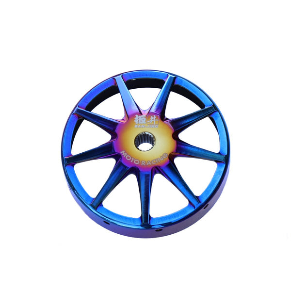 Ban Jing GY6 Titanium Coated Clutch Drum - 9 Spoke
