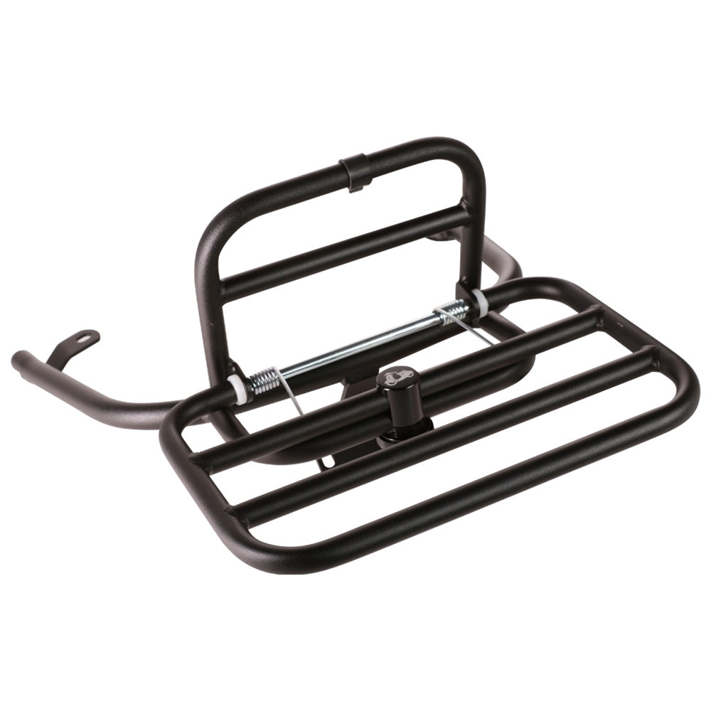 Prima Folding Rear Rack (Black); Vespa LX – Primo Scooter Company