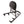 PRIMA REAR RACK (BACKREST, BLACK); GENUINE BRIO