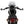 Prima Motorcycle Billet Bar End Mirror Set (Black); G400C