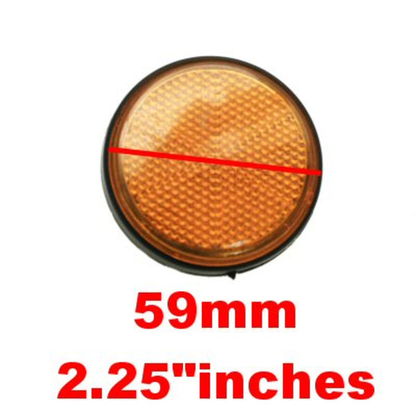 Primo Scooter Company Round, Amber Reflector