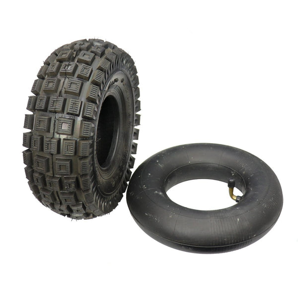 3.00-4 Knobby Tire & Tube Combo