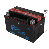 Battery (12V TX7A-BS);  Genuine, Yamaha, Kymco