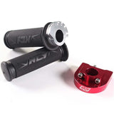 NCY Throttle & Grip Set (Bearing Style, 7/8") - Red