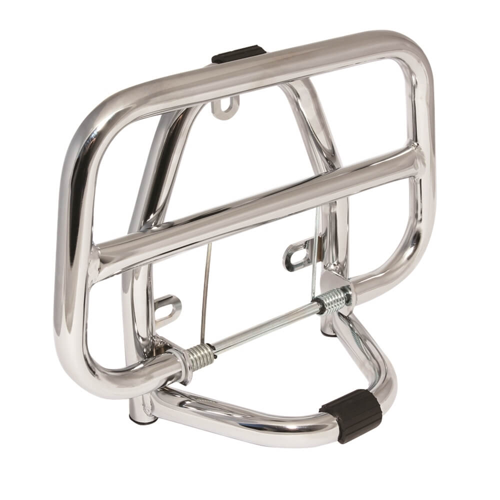 F.A. Chrome Front Luggage Rack With Tie Rods For Vespa ET3 Spring 125 – Made In Italy