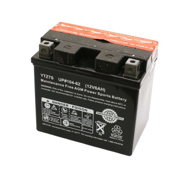 Universal Parts 12V 6AH Battery YTZ7S