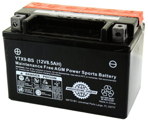 Universal Parts 12V 8.5AH Battery YTX9-BS