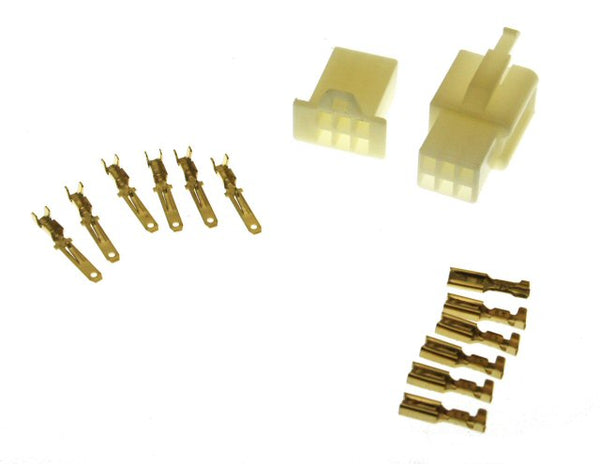 Universal Parts 6 Pin Connector Kit - 2.8mm Pin