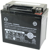Universal Parts 12V 6AH Battery YTZ7S - Factory Activated