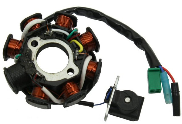 Universal Parts GY6 8 Coil Stator - AC