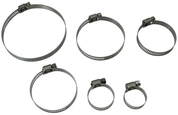 Helix Racing Products Stainless Steel Hose Clamps