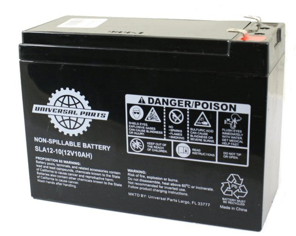 Universal Parts 12V 10AH Battery - SLA12-10