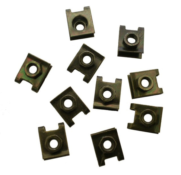 Universal Parts M6 Scooter Body Clips - Set of 10