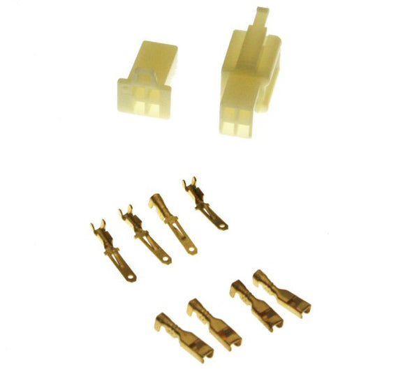 Primo Scooter Company 4 Pin Connector Kit - 2.8mm Pin