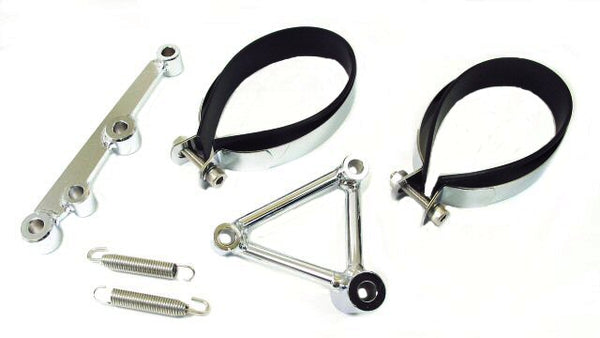 Universal Parts Bracket Set & Hardware for Oval HP Exhausts