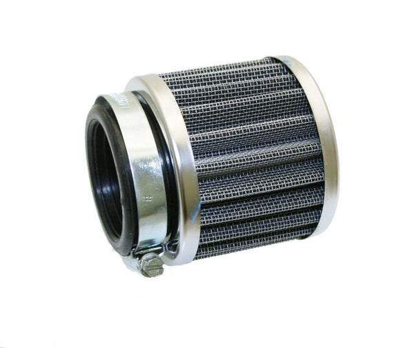 Universal Parts Compact Chrome Performance Air Filter - 44mm